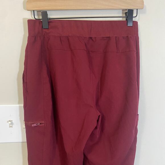Fabletics All-Shift Scrub Jogger Dark Red Burgundy Mens/Unisex Sz S - Picture 10 of 15